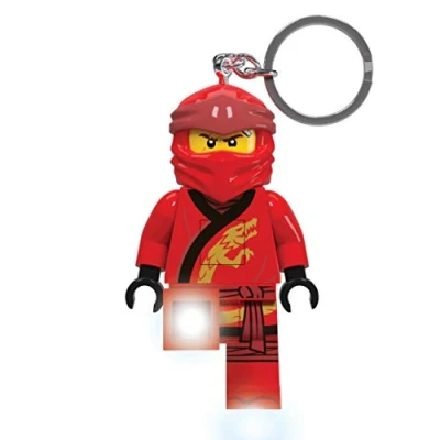 Afbeelding van Euromic, Vrouwen, Sleutelhanger, LEGO Sleutelhanger w/LED Ninjago Kai (4004036 LGL KE149), Rood