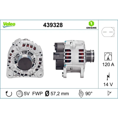 Afbeelding van Valeo Alternator/Dynamo 439328