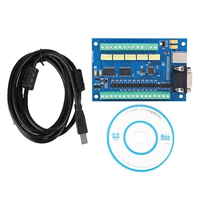 Afbeelding van Motion Controller Card MACH3 USB 5 assige 100 KHz Breakout Board voor CNC Graveren 12 24 V