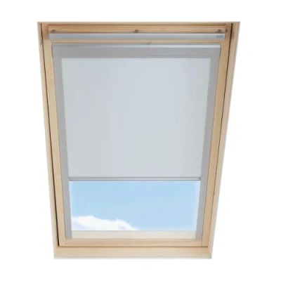 Afbeelding van Dakraam Verduisterend Rolgordijn geschikt op VELUX M04 / 304/1 MK34, Wit