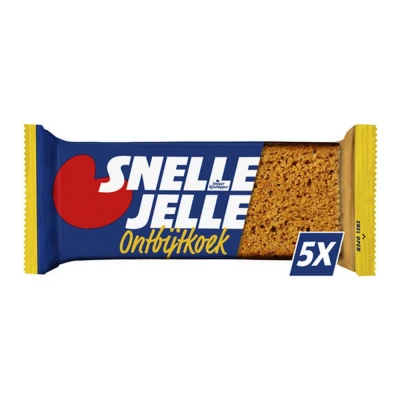 Afbeelding van Snelle Jelle Ontbijtkoek 5 Pack 8 stuks