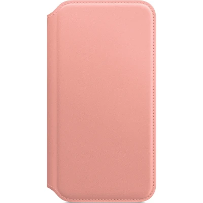 Afbeelding van Origineel Apple iPhone X Hoesje Echt leder Bookcase Roze Telefoonhoesje
