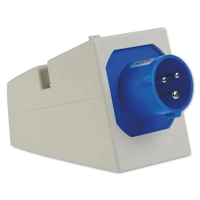 Afbeelding van as Schwabe 60473 CEE Caravan Muurstekker, 230V/16A/3 Pins/6H/Ip4, Wit