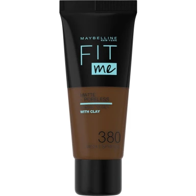 Afbeelding van 1+1 gratis: Maybelline Fit Me Matte + Poreless Foundation 380 Rich Espresso