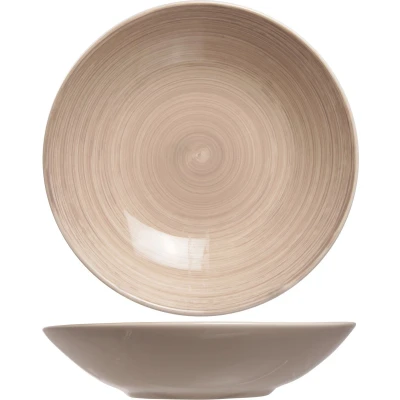 Afbeelding van Cosy &amp; Trendy Dinerbord Turbolino diep beige aardewerk 21 cm