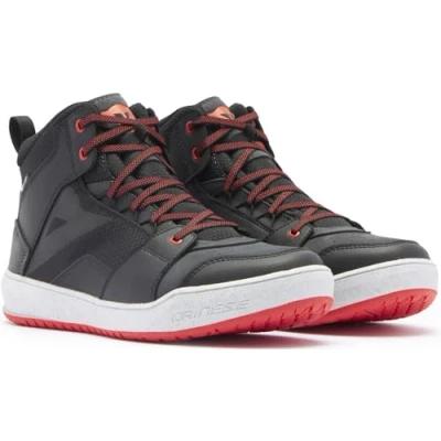Afbeelding van Dainese Suburb D WP waterdichte motorschoenen, zwart wit rood, afmeting 42 voor man