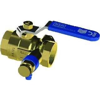 Afbeelding van Raminex Kogelstopkraan S.28 met aftapper 3/4 x