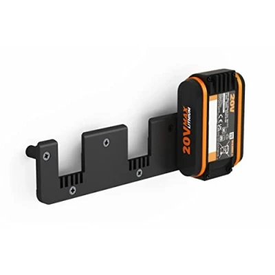 Afbeelding van NewGround Designs Accu wandhouder geschikt voor WORX PowerShare accu&#039;s 20V houder [MADE IN GERMANY] (3 batterijen)