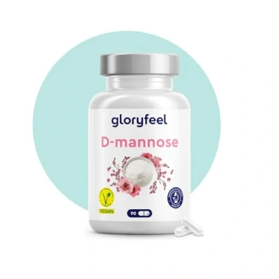 Afbeelding van D mannose capsules 2000 mg 90 vegan Hoge kwaliteit supplement Alternatief voor cranberry Veganistisch &amp; in het laboratorium getest