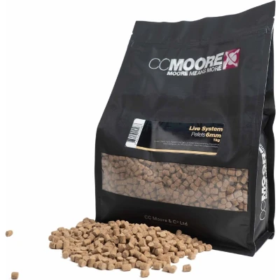 Afbeelding van CC Moore Live System Pellets 6mm, 1kg Vispellets