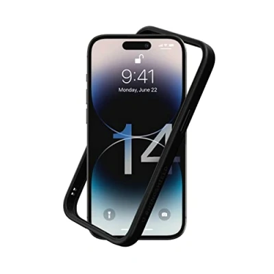Afbeelding van RHINOSHIELD Bumper Case Compatible with [iPhone 14 Pro] CrashGuard NX Shock Absorbent Slim Design Protective Cover 3.5M / 11ft Drop Protection Black