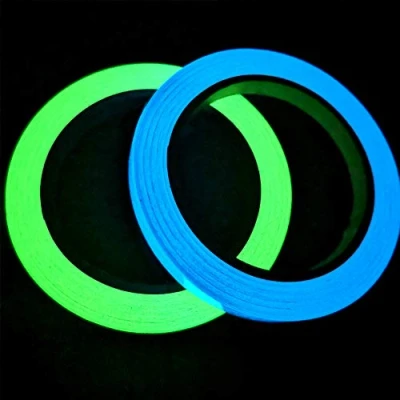 Afbeelding van Gebildet 2pcs 10mx1cm Glow in The Dark Zelfklevende Tape,Lichtgevende Tape Sticker:Waterdicht,Verwijderbaar,Duurzaam,Draagbaar,Stabiel,Veiligheid(Groen+Hemelsblauw)