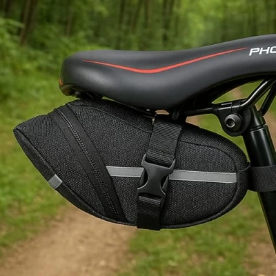 Afbeelding van FZSECRIU 1 stuks zadeltas voor fiets, zadeltas, fietstas,