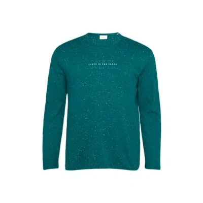 Afbeelding van s.Oliver AUS MIT LOGO Longsleeve, Heren, Maat: 3XL, Petrol
