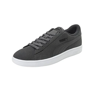 Afbeelding van Puma Smash V2 Unisex Sneakers laag, Maat: 37, Castlerock/black/white Leer en textiel