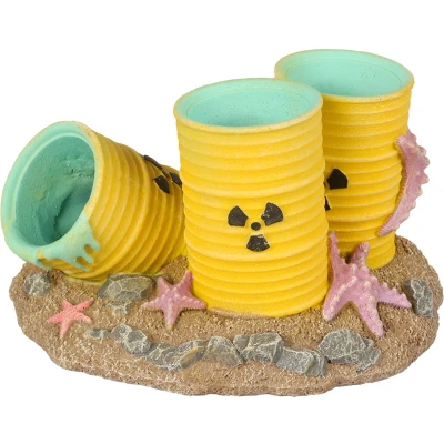 Afbeelding van Radioactieve vaten S 13x9,5x7cm meerkleurig