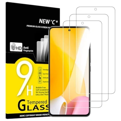 Afbeelding van NEW&#039;C 3 Stuks, Screen Protector voor Xiaomi 12 Lite, Gehard Glass Schermbeschermer Film 0.33 mm ultra transparant, resistent