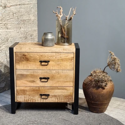 Afbeelding van Benoa Kastje Britt 3 lades 80cm