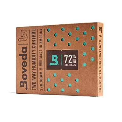 Afbeelding van Boveda voor sigaren/tabak 72% RV 2 way vochtregeling Maat 320 gebruik bij tot 100 sigaren Gepatenteerde technologie humidors 1 stuk