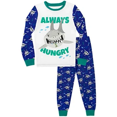 Afbeelding van Harry Bear Jongens Pyjama&#039;s Haai Nauwsluitend Blauw 146