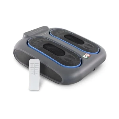 Afbeelding van Mobiclinic, Voetmassageapparaat, Vibratie 10 snelheidsniveaus, 5 programma&#039;s, Timer, Bloedcirculatieapparaat voor benen en voeten, Vibrolegs, Afstandsbediening LED Controlepaneel, VIBFIT