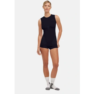 Afbeelding van FALKE Dames basislaag shirt warm W S/L SH functioneel materiaal sneldrogend 1 stuk, zwart (Black 3000) nieuw milieuvriendelijk, XS