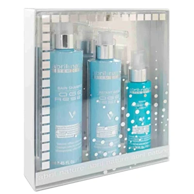 Afbeelding van abril et nature Professionele Haarverzorgingsset Volume effect Age Reset Pack Shampoo, Masker en Serum Voor Haar Fijn Regenererend Verjongend 550 ml
