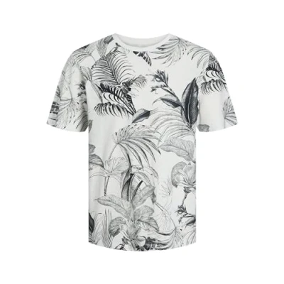 Afbeelding van Jack &amp; Jones GURU TEE Oneck Tshirt print, Heren, Maat: Small, Cloud dancer