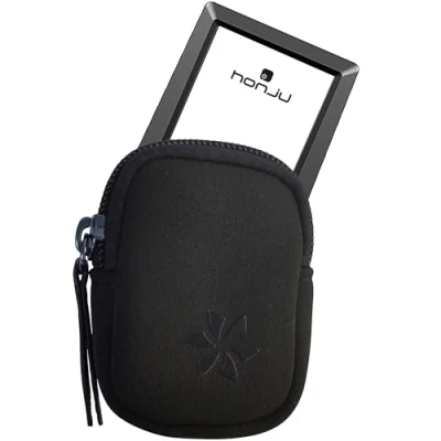 Afbeelding van honju Bike neopreen tas voor Bosch Kiox/Kiox 300 display [E Bike/Pedelec hoesje, Bescherming tegen krassen &amp; vuil, Fietscomputer bescherming, Hoge kwaliteit rits] zwart