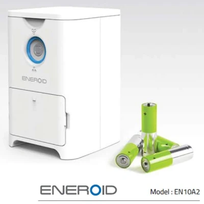 Afbeelding van Eneroïde oplader voor maximaal 15 AAA Micro LR3 batterijen met automatische sorteerfunctie defecte of en zeer gebruik...