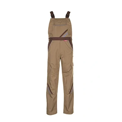 Afbeelding van Planam Highline 2334 tuinbroek voor heren, kaki, bruin, zink, maat 70