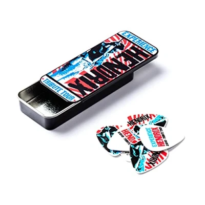 Afbeelding van Jim Dunlop Jimi Hendrix Tribute Tour opbergblikje met plectrums medium