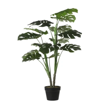 Afbeelding van Monstera Kunstplant H100 x Ø70 cm Groen