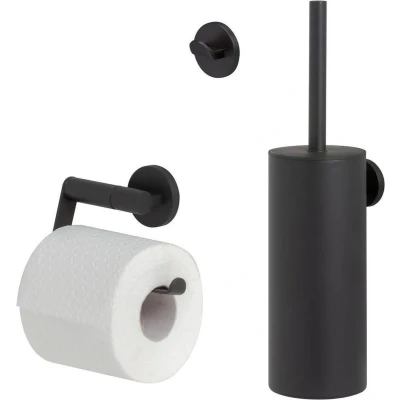 Afbeelding van Toiletaccessoireset Tiger Noon Zwart Zonder Klep (3 delig)