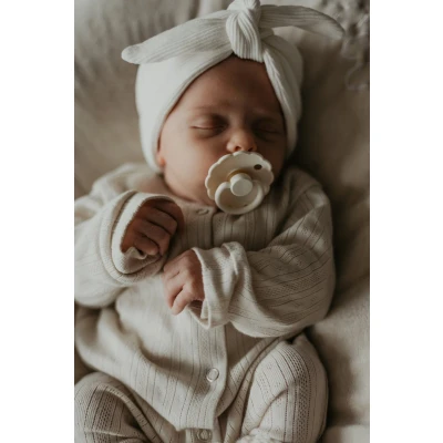 Afbeelding van Sodafashion Boxpakje + muts Pointelle Beige 50 56