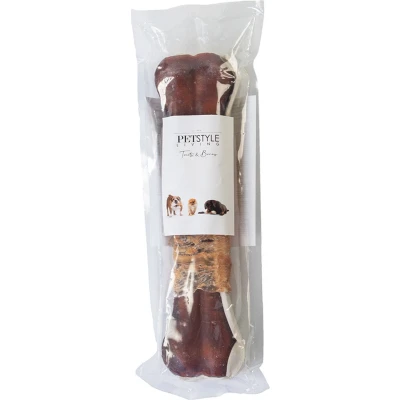 Afbeelding van Petstyleliving Meerkleurig geperst bot met kip 16cm Hondensnacks