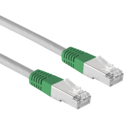 Afbeelding van S/FTP CAT6 Gigabit Cross over Netwerkkabel CU 1 meter Grijs