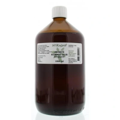 Afbeelding van Cruydhof Zwarte Kummel Olie Koudgeperst, 1000 ml