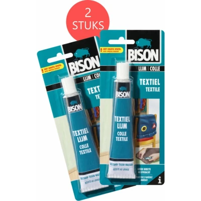 Afbeelding van 2x Bison Textiellijm Tube 50 ml