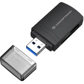 Afbeelding van Conceptronic BIAN06B geheugenkaartlezer USB 3.2 Gen 1 (3.1 1) Type A Zwart
