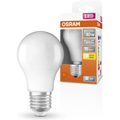 Afbeelding van Osram Led retrofit classic a fr 40 5.5w/827 e27 4058075127319