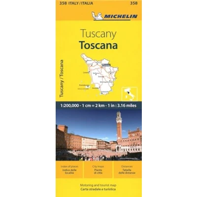 Afbeelding van Toscana 1:200.000: Map