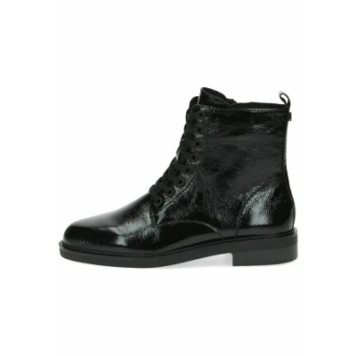 Afbeelding van Caprice Veterboots Black naplak, Dames, Maat: 40, naplak Leer
