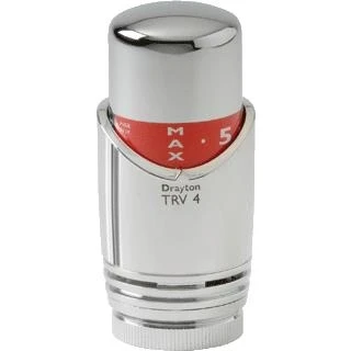 Afbeelding van DRL Drayton thermostatisch regelelement M30 x 1.5 chroom/chroom