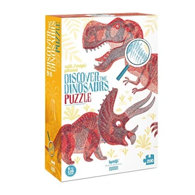 Afbeelding van Londj Puzzel Ontdek de Dinosaurussen (200 stukjes)