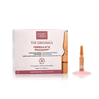 Afbeelding van Martiderm De originele formule # 10 Hd Color Touch SPF 30 ampullen