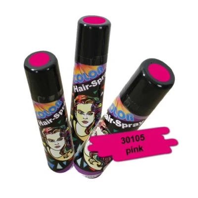 Afbeelding van FASCHING 30105 haarspray kleur roze, met NIEUW/OVP