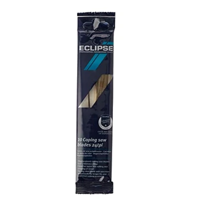 Afbeelding van Eclipse Tools 71 CP24R Coping Saw Blades 24TPI (10 Pack), Zwart