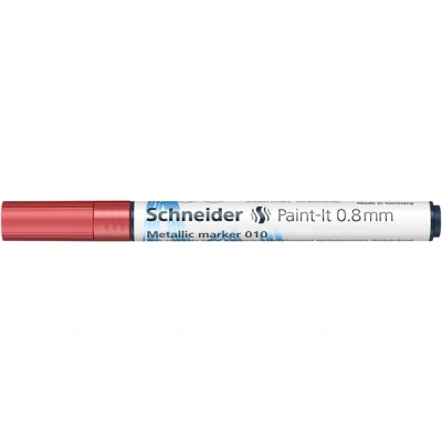 Afbeelding van 5x metallic marker Schneider Paint it 010 0.8mm rood