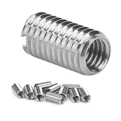 Afbeelding van 10 Stks Draad Inserts Hardware Fastener Innerlijke M6 * 1.0 Buitenste M8 1.25 Lengte 15 MM Man Vrouw Reducerende Moer Rvs Reparatie Tool